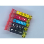 Pack 5 Tinteiros Alimentares Canon PGI525BK + CLI526BK/C/M/Y